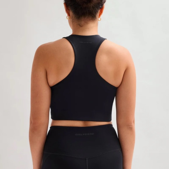 Girlfriend Collective navy blue Paloma Racerback Sports Bra - Picture 4 of 5